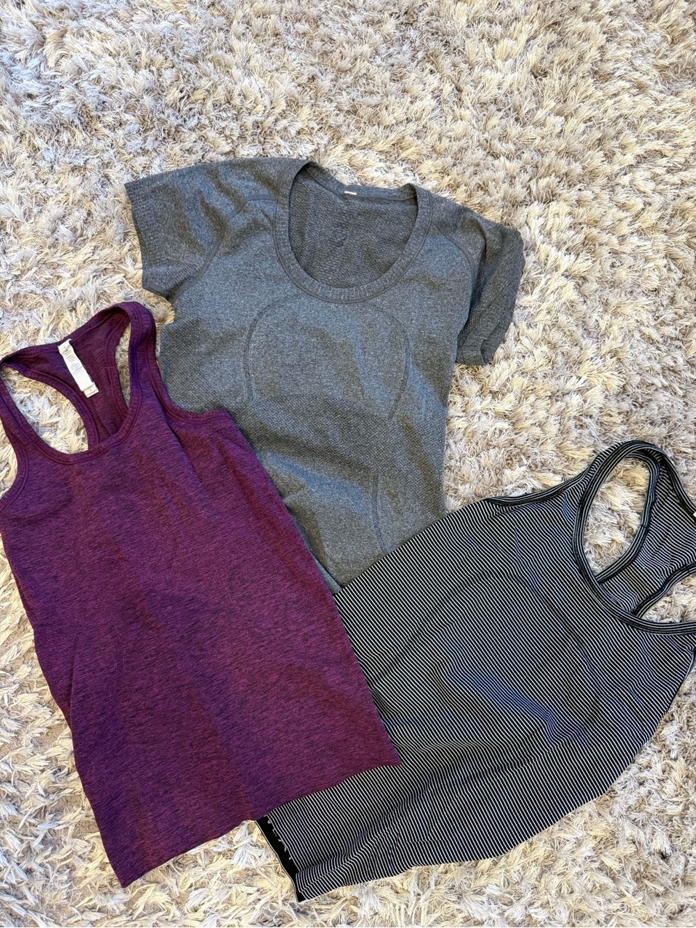 lululemon athletica Purple Racerback Tank Top